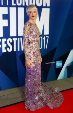ANDREA RISEBOURGH at 61st BFI London Film Festival Awards in London 10/14/2017