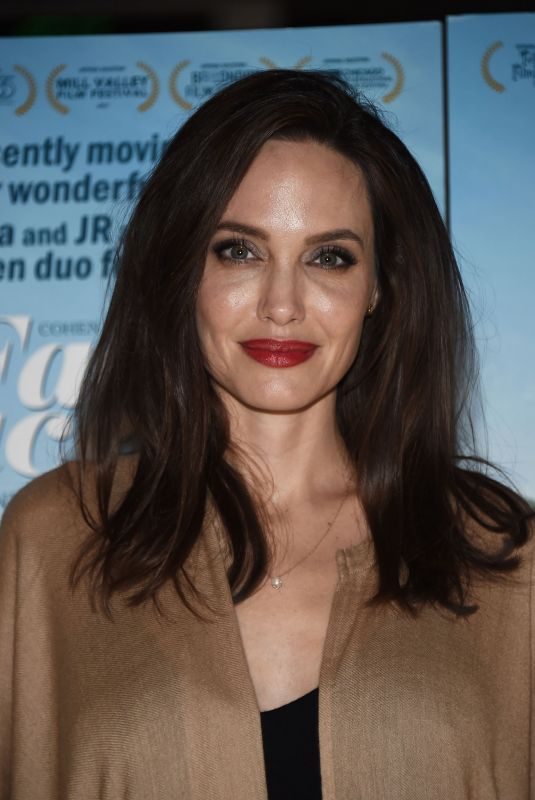 ANGELINA JOLIE at Faces Places Premiere in West Hollywood 10/11/2017