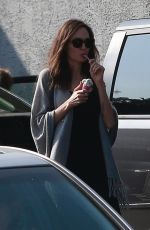 ANGELINA JOLIE Out for Ice Cream in Los Angeles 10/30/2017