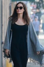 ANGELINA JOLIE Out for Ice Cream in Los Angeles 10/30/2017