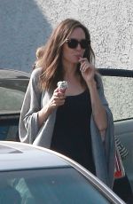 ANGELINA JOLIE Out for Ice Cream in Los Angeles 10/30/2017