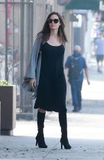 ANGELINA JOLIE Out for Ice Cream in Los Angeles 10/30/2017