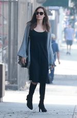 ANGELINA JOLIE Out for Ice Cream in Los Angeles 10/30/2017