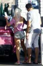 ANGELIQUE FRENCHY MIRGAN at a Gas Station in Malibu 10/03/2017