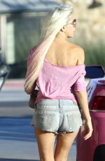 ANGELIQUE FRENCHY MIRGAN at a Gas Station in Malibu 10/03/2017