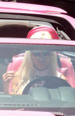 ANGELIQUE FRENCHY MORGAN Out for Coffee in Malibu 10/18/2017