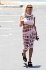 ANGELIQUE FRENCHY MORGAN Out for Coffee in Malibu 10/18/2017