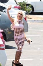 ANGELIQUE FRENCHY MORGAN Out for Coffee in Malibu 10/18/2017