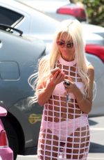 ANGELIQUE FRENCHY MORGAN Out for Coffee in Malibu 10/18/2017