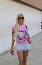 ANGELIQUE FRENCHY MORGAN Out Shopping in Beverly Hills 10/13/2017