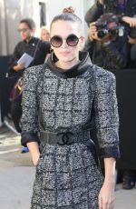 ANNA BREWSTER at Chanel Fashion Show in Paris 10/03/2017