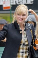 ANNA FARIS Arrives at Build Studios in New York 10/23/2017
