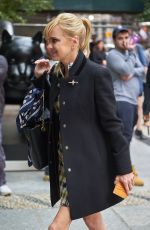 ANNA FARIS Arrives at Build Studios in New York 10/23/2017
