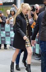 ANNA FARIS Arrives at Build Studios in New York 10/23/2017