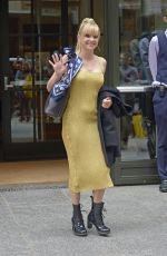 ANNA FARIS Leaves Crosby Hotel in New York 10/23/2017