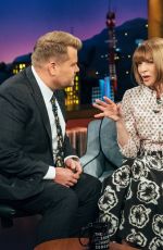 ANNA WINTOUR at Late Late Show with James Corden 10/25/2017
