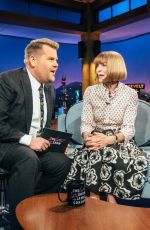 ANNA WINTOUR at Late Late Show with James Corden 10/25/2017