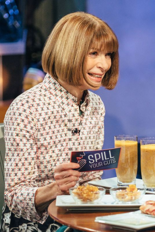 ANNA WINTOUR at Late Late Show with James Corden 10/25/2017