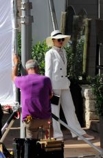 ANNE HATHAWAY on the Set of Nasty Women in Mallorca 10/23/2017