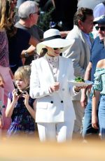 ANNE HATHAWAY on the Set of Nasty Women in Mallorca 10/23/2017