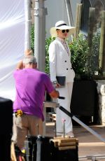 ANNE HATHAWAY on the Set of Nasty Women in Mallorca 10/23/2017