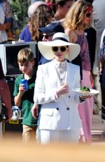 ANNE HATHAWAY on the Set of Nasty Women in Mallorca 10/23/2017
