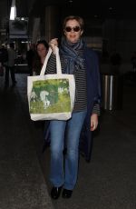 ANNETTE BENING at LAX International Airport in Los Angeles 10/13/2017