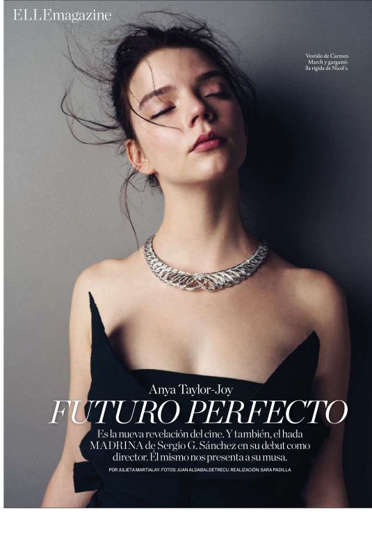 ANYA TAYLOR-JOY for Elle Magazine, Spain November 2017
