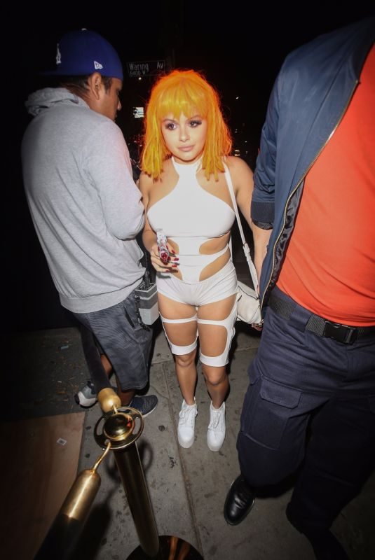 ARIEL WINTER at Halloween Party at Poppy Nightclub in Beverly Hills 10/28/2017