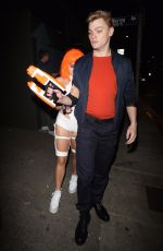 ARIEL WINTER at Matthew Morrison Halloween Party at Poppy Night Club in Hollywood 10/28/2017