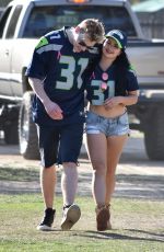 ARIEL WINTER at Rams vss Seahawks Game in Los Angeles 10/08/2017