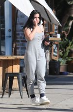 ARIEL WINTER in Jumpsuit at Healing Room Spa in Studio City 10/25/2017