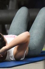 ARIEL WINTER Working Out at a Gym in Los Angeles 10/23/2017