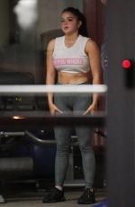 ARIEL WINTER Working Out at a Gym in Los Angeles 10/23/2017