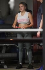 ARIEL WINTER Working Out at a Gym in Los Angeles 10/23/2017