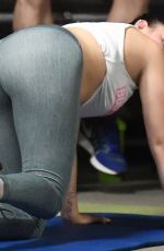 ARIEL WINTER Working Out at a Gym in Los Angeles 10/23/2017