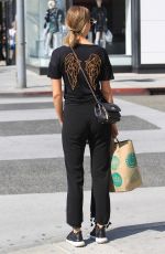 ARIELLE KEBBEL Out Shopping Flowers in Beverly Hills 10/13/2017