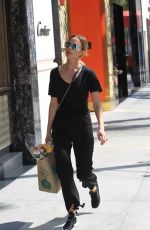 ARIELLE KEBBEL Out Shopping Flowers in Beverly Hills 10/13/2017