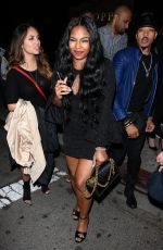 ASHANTI Leaves 1Oak Nightclub in West Hollywood 10/20/2017