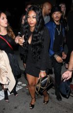 ASHANTI Leaves 1Oak Nightclub in West Hollywood 10/20/2017