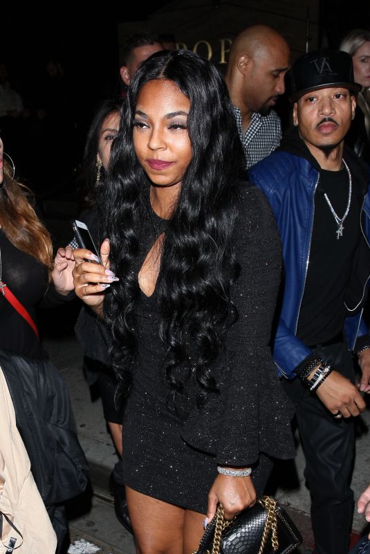 ASHANTI Leaves 1Oak Nightclub in West Hollywood 10/20/2017
