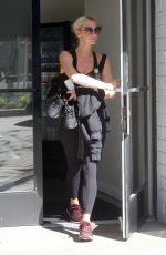 ASHLEE SIMPSON Leaves a Gym in Los Angeles 10/23/2017