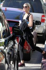 ASHLEE SIMPSON Leaves a Gym in Los Angeles 10/23/2017