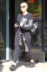 ASHLEE SIMPSON Leaves a Gym in Studio City 10/12/2017