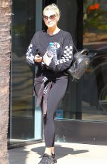 ASHLEE SIMPSON Leaves a Gym in Studio City 10/12/2017