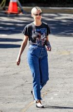 ASHLEE SIMPSON Out and About in Los Angeles 10/25/2017