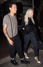 ASHLEE SIMPSON Out in West Hollywood 10/01/2017