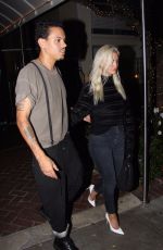 ASHLEE SIMPSON Out in West Hollywood 10/01/2017