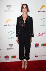 ASHLEIGH BREWER at 6th Annual Australians in Film Award and Benefit Dinner in Los Angeles 10/18/2017
