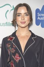 ASHLEIGH BREWER at 6th Annual Australians in Film Award and Benefit Dinner in Los Angeles 10/18/2017